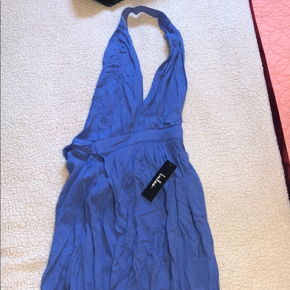 Lulus Blue Maxi Dress Wrap